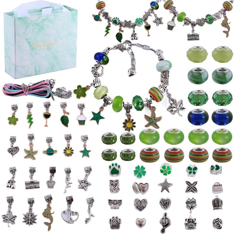 【Extra 50% Off】Girls Charm Bracelet Making Kit