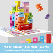 Load image into Gallery viewer, Montessori-Inspired Wooden Number Blocks – Unlock Your Child’s Potential!
