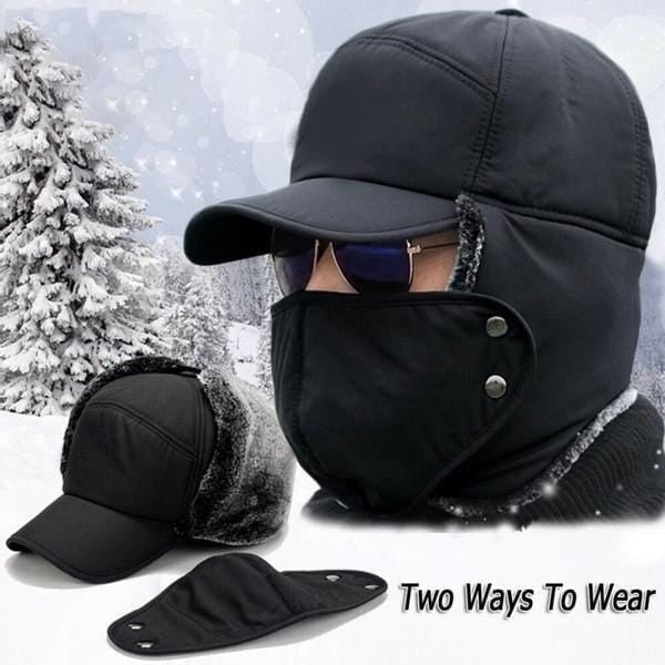 Sakerplus® Unisex windproof & warm & ear protection & face protection hat
