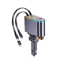Load image into Gallery viewer, Retractable 5-in-1 Car Charger with Aromatherapy Diffuser