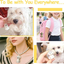 Load image into Gallery viewer, A cute puppy-shaped fur storage keychain