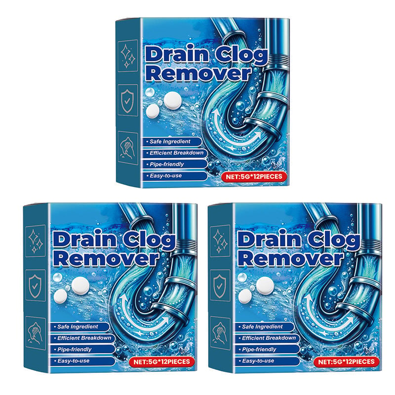 Fish-Shaped Quick-Dissolving Drain Clog Remover