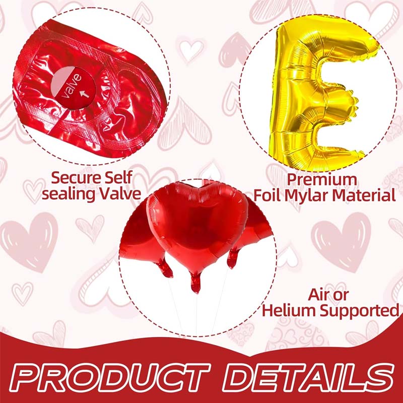 Valentine's Day Balloon Decorations
