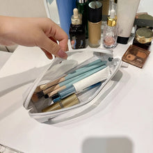 Load image into Gallery viewer, Portable Transparent Window Storage Bag (Yellow + Pink + Off White)