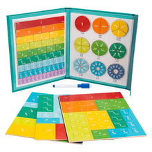 Load image into Gallery viewer, Montessori Magnetic Book Fraction Puzzle For Children