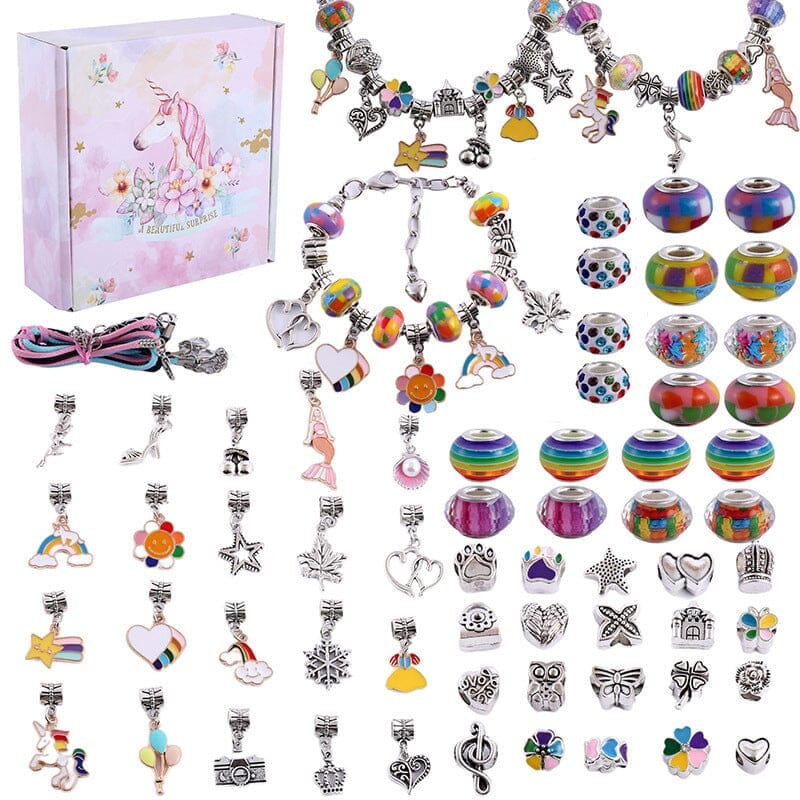 【Extra 50% Off】Girls Charm Bracelet Making Kit