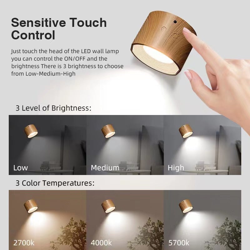 Double Head Magnetic Wall Sconce