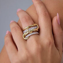 Load image into Gallery viewer, Interlocking Stackable Rings for Women