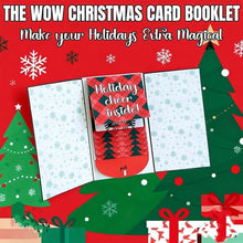 Load image into Gallery viewer, Handmade Waterfall Christmas Gift Card Booklet