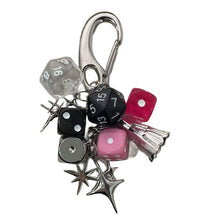 Load image into Gallery viewer, Creative dice keychain