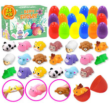 Load image into Gallery viewer, Prefilled Easter Eggs with Toys and Stickers for Egg Hunts