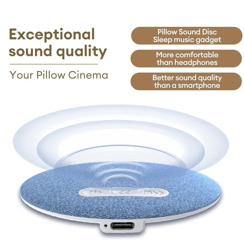 Bone Conduction Pillow Speaker