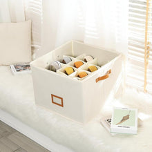Load image into Gallery viewer, Collapsible Shoe Organizer Box with Transparent Cover