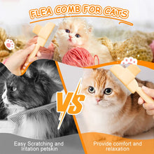 Load image into Gallery viewer, Self-cleaning Pet Flea Comb Grooming Brush