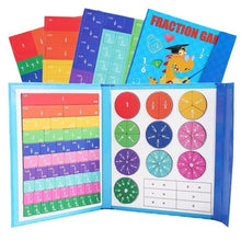 Load image into Gallery viewer, Montessori Magnetic Book Fraction Puzzle For Children