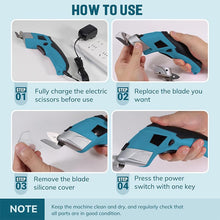Load image into Gallery viewer, Cordless Electric Scissors Plus