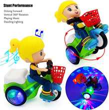 Load image into Gallery viewer, Stunt Spin Dance Electric Tricycle Toy