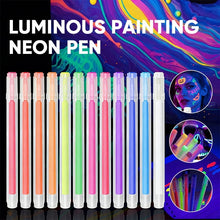 Load image into Gallery viewer, UV Neon Face Paint Markers 12 Colors
