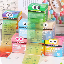 Colorful Self-Adhesive Pull-Out Memo Pads