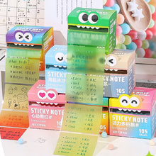 Load image into Gallery viewer, Colorful Self-Adhesive Pull-Out Memo Pads