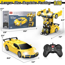Load image into Gallery viewer, Remote Control Transforming Robot Car