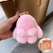 Load image into Gallery viewer, Handmade Soft Bunny PomPom Charms（Boxed Edition）