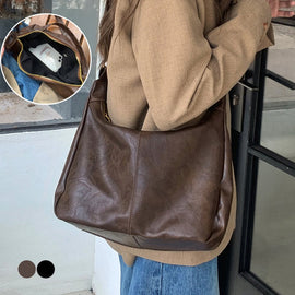 Women's Solid Color Crossbody Bag