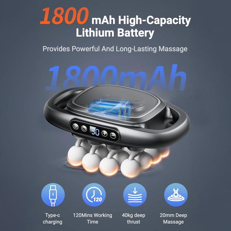 Pro 16-Head Deep Tissue Massage Gun