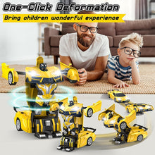Load image into Gallery viewer, Remote Control Transforming Robot Car