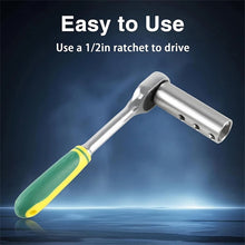Load image into Gallery viewer, Stainless Steel Trailer Jack Electric Drill Adapter