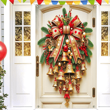 Load image into Gallery viewer, Christmas Bell Door Curtain