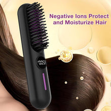 Load image into Gallery viewer, Portable Cordless Straightener Brush