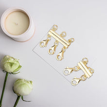 Load image into Gallery viewer, Necklace Separator for Layering Multi Necklace Layering Clasp