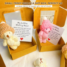 Load image into Gallery viewer, Handmade Mini Plush Teddy Bear in Box