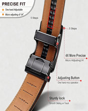 Load image into Gallery viewer, 🎁 Leather Ratchet Belt With Adjustable Buckle💼