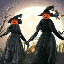 Load image into Gallery viewer, Light-Up Halloween Witches &amp; Pumpkin Decor