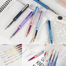 Three-Color Retractable Gel Pen