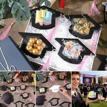 Load image into Gallery viewer, Graduation Cap Candy Card Set