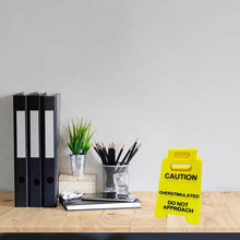 Load image into Gallery viewer, Caution Overstimulated Sign for Desk