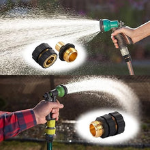 Load image into Gallery viewer, 3/4 Inch Garden Hose Quick Connector 4 Sets/bag