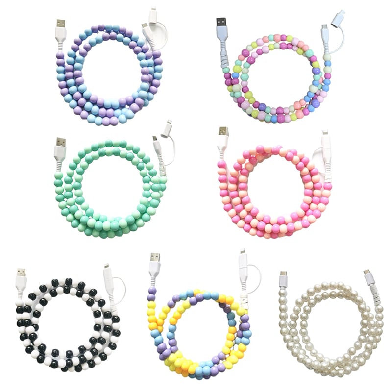 Creative Beaded 2-in-1 Data Cable