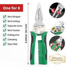 Load image into Gallery viewer, 8-in-1 Electrician’s Pliers