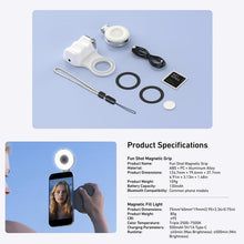 Load image into Gallery viewer, Saker Fun Shot Magnetic Grip &amp; Magnetic Selfie Light
