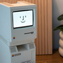 Load image into Gallery viewer, 1984 Retro-Inspired Cream Digital Alarm Clock