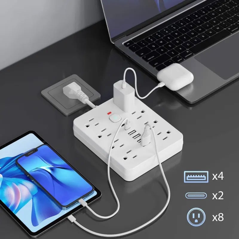 US standard 14 in 1 multi-function power strip