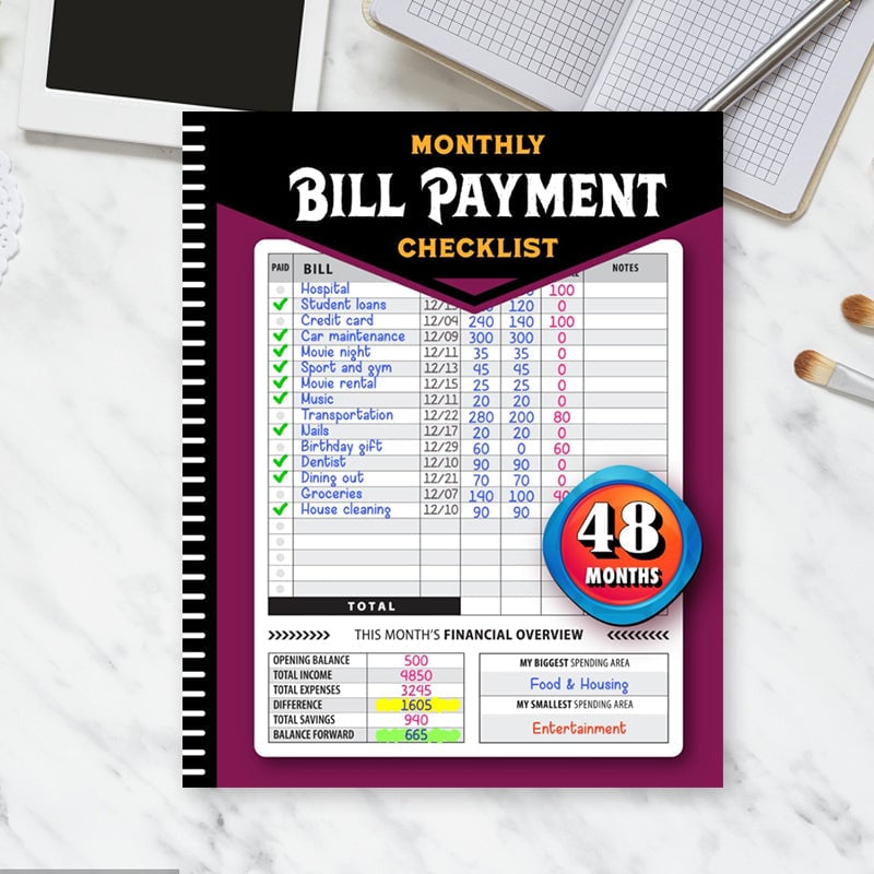 Payment Record Keeping Book