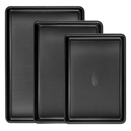 Sakerplus Nonstick Baking Sheet Pan Set