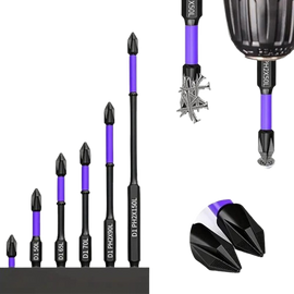 6 pieces Magnetic Shockproof Batch Bits