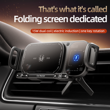 Load image into Gallery viewer, Sakerplus Wireless Charging Rotating Car Mount