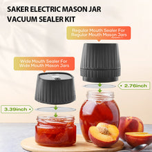 Load image into Gallery viewer, Electric Mason Jar Vacuum Sealer Kit